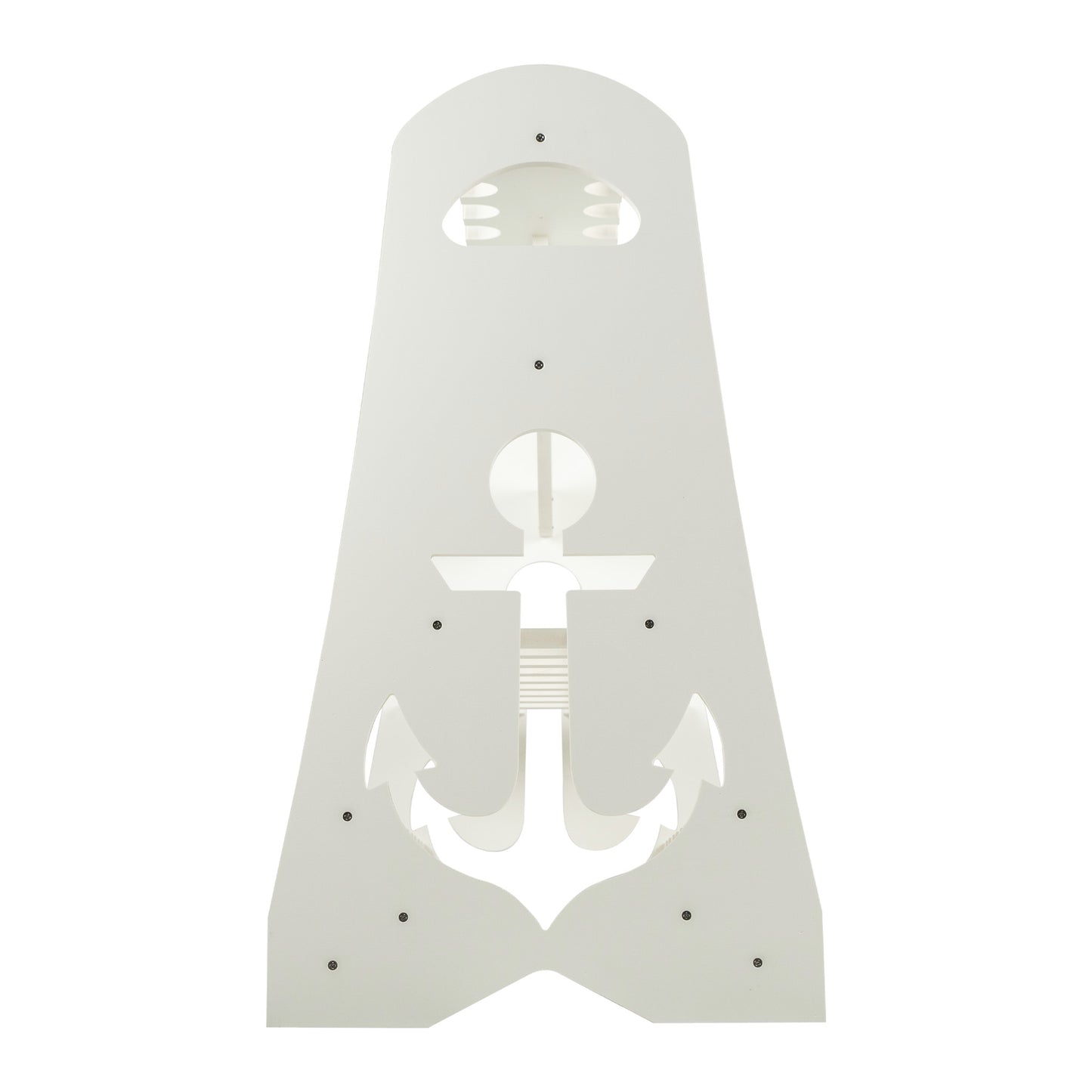TrunkWorks Waterproof PVC Great White Heavy Duty Floor Standing Marine Fishing Rod Display Organizer Rack for Bent and Straight Butt Rods…