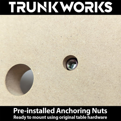 Trunkworks MFT/3 Replacement Perforated MFT Top Compatible with Festool MFT3 Tables - 3/4" Moisture-Resistant MDF