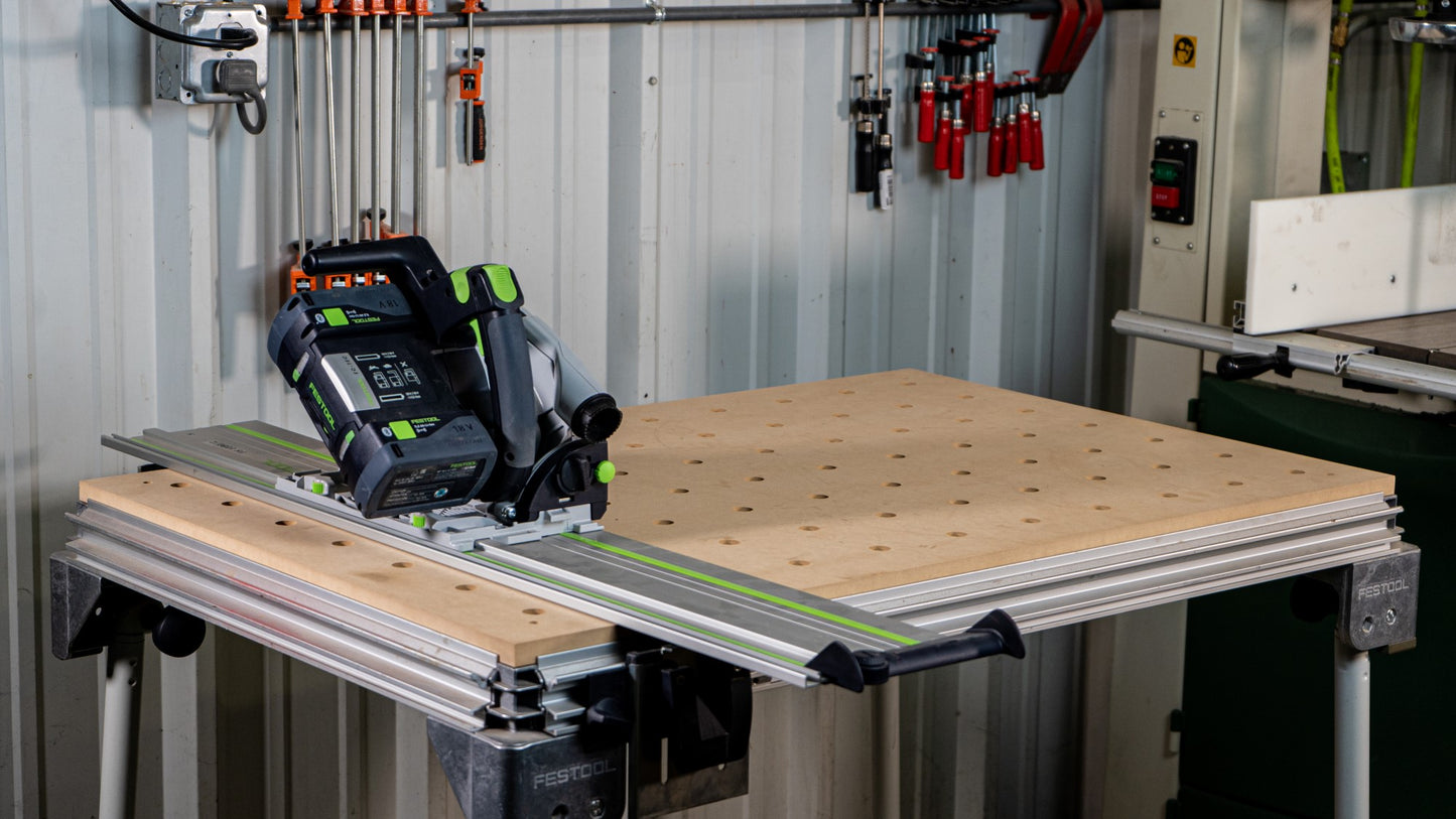 Trunkworks MFT/3 Replacement Perforated MFT Top Compatible with Festool MFT3 Tables - 3/4" Moisture-Resistant MDF